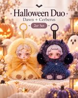 SKULLPANDA Pop Mart (Halloween Duo 🎃）