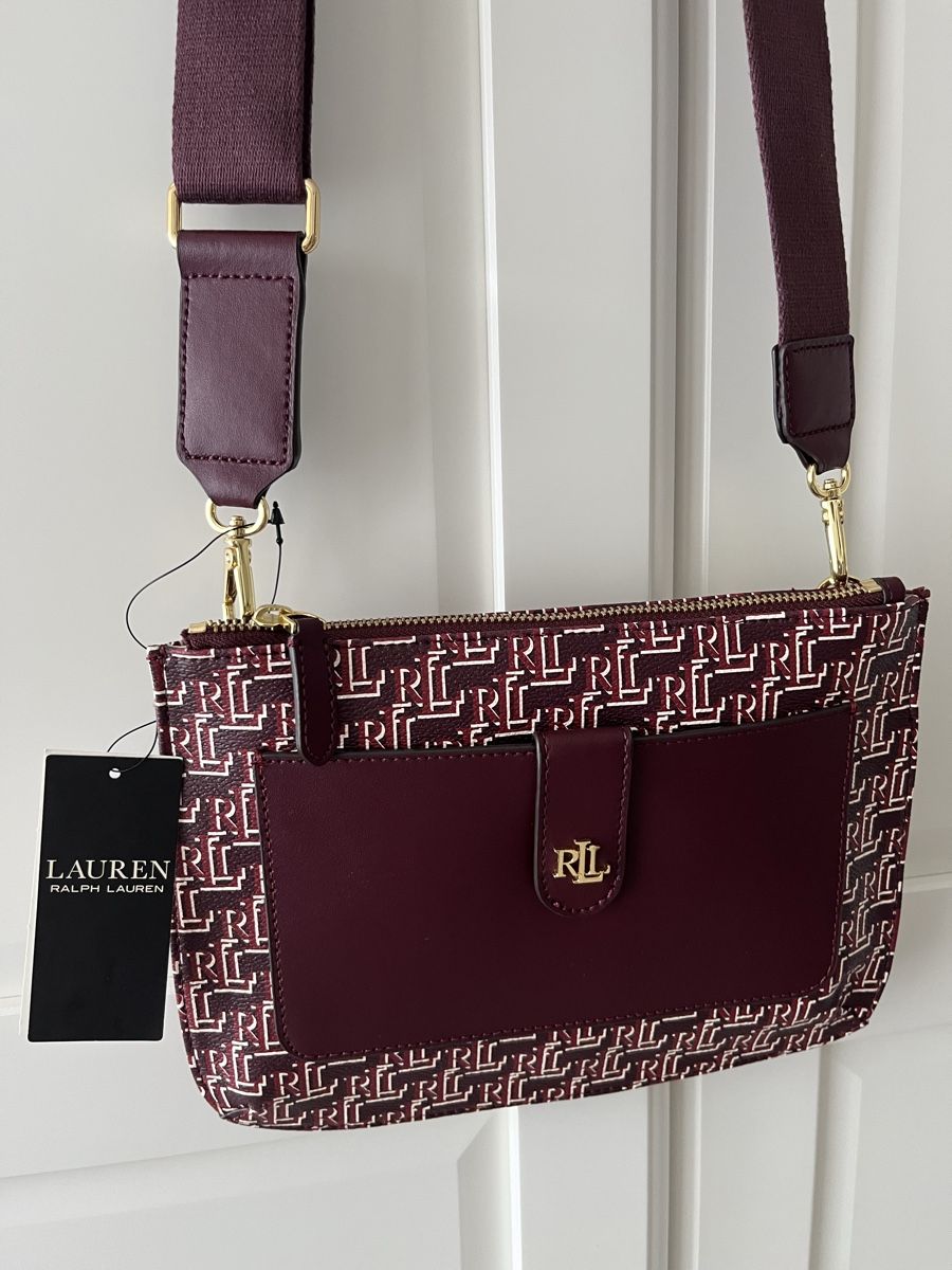 Ralph Lauren Borse: Ralph Lauren Schultertasche Burgundy – Nuovo e nell'imballaggio originale da Allschwil venduto da eyl_bb8q 1