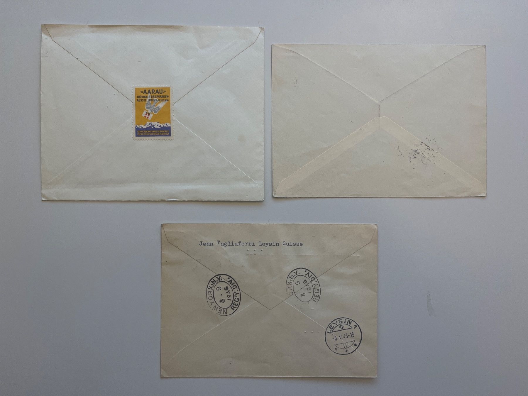 Alle Briefmarken: Ganzsachen Schweiz Flugpost – Gebraucht aus Adliswil von derrick0825 1