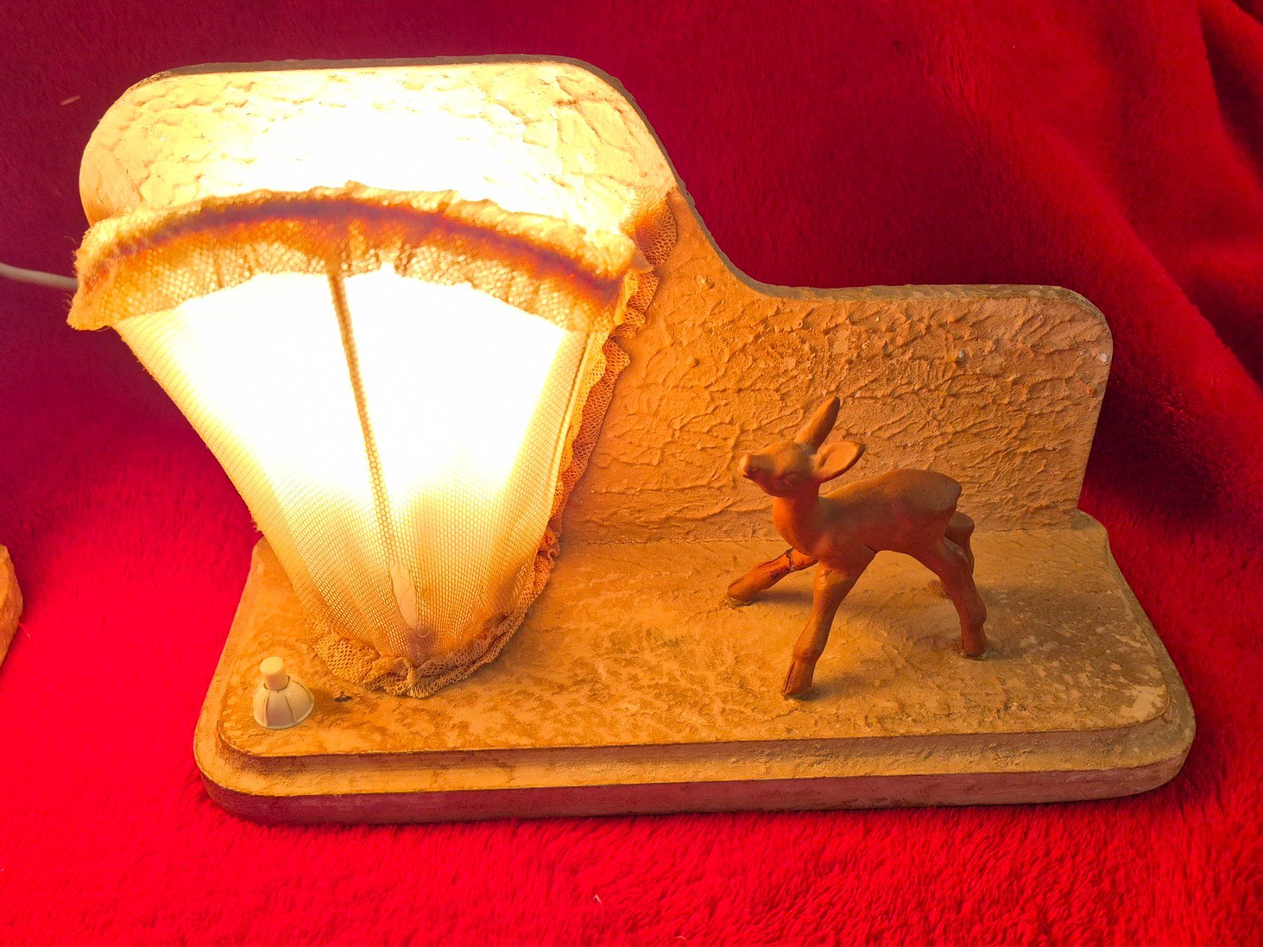 Lampade: Lampe de chevet ancienne/ vintage unique – Usato da Monthey venduto da McAuthor 2