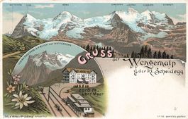Schlumpf Litho - Wengernalp Kleine Scheidegg