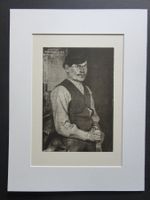 FERDINAND HODLER LICHTDRUCK UM 1919 MIT NEUWERTIGEM PASSEPA