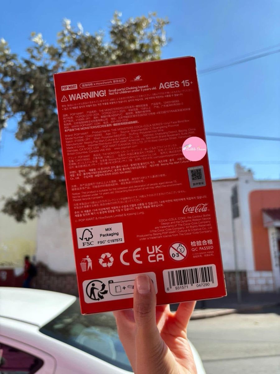 Portachiavi: Labubu vinyl coca cola original – Nuovo e nell'imballaggio originale da Kilchberg ZH venduto da cruella 1