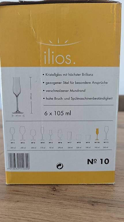 Gläser: 6 Kristallgläser – Neu und originalverpackt aus Kloten von scsprem 1