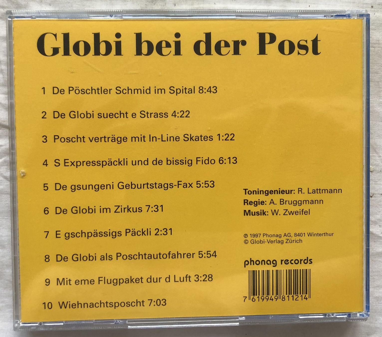 CD: Globi bei der Post - Dialekt - Hörspiel - CD – Usato da Schaffhausen venduto da durruti 2