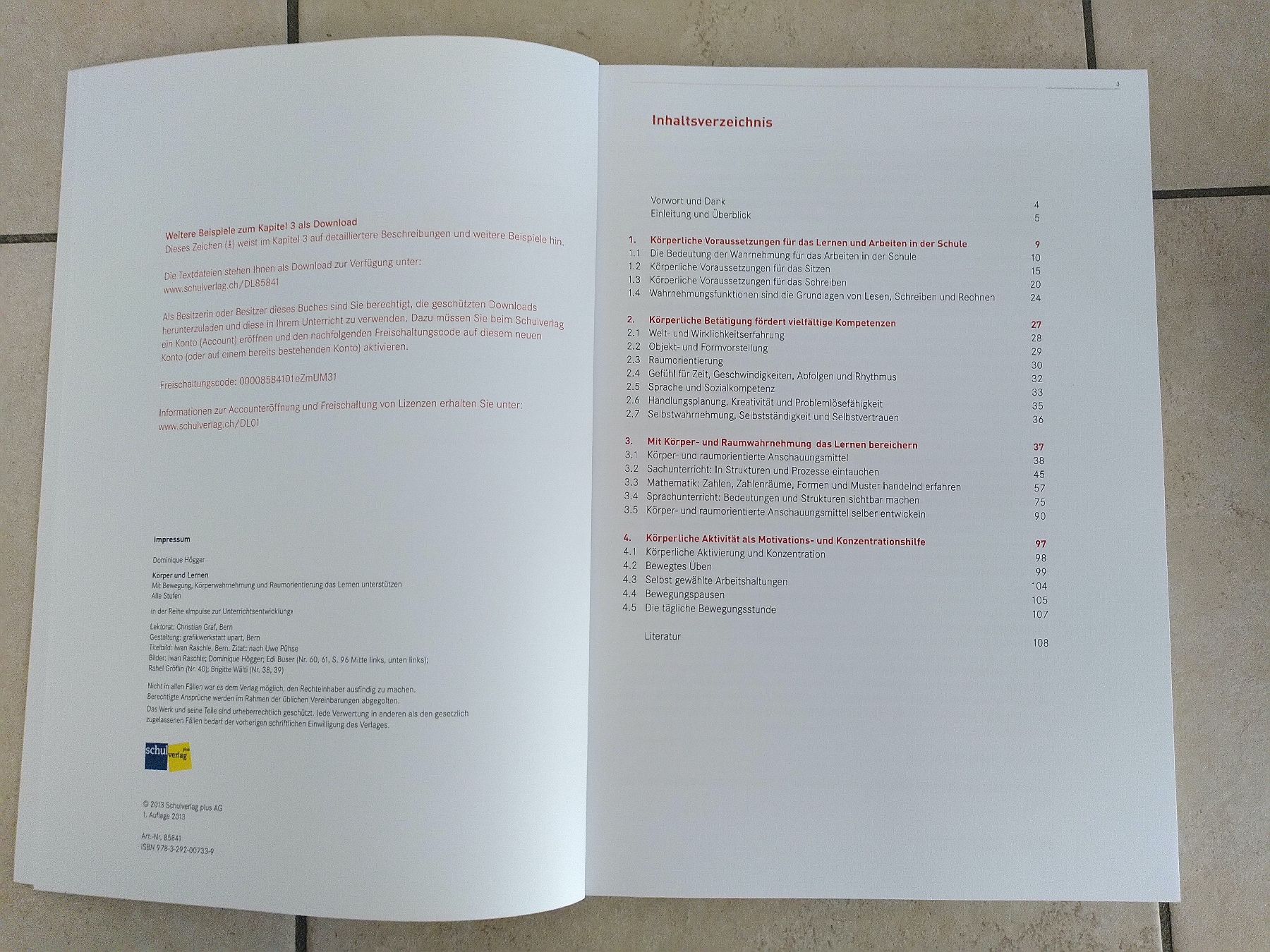 Libri: KÖRPER UND LERNEN/ DOMINIQUE HÖGGER – Nuovo (secondo la descrizione) da Brugg AG venduto da olamim 1