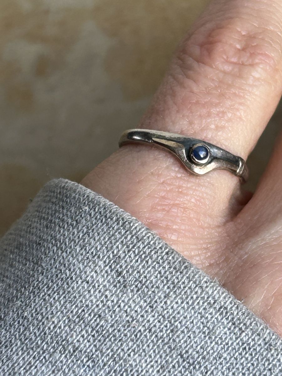 Anelli: Silberrring swing lapislazuli & gold – Usato da Dittingen venduto da Bellevista 2