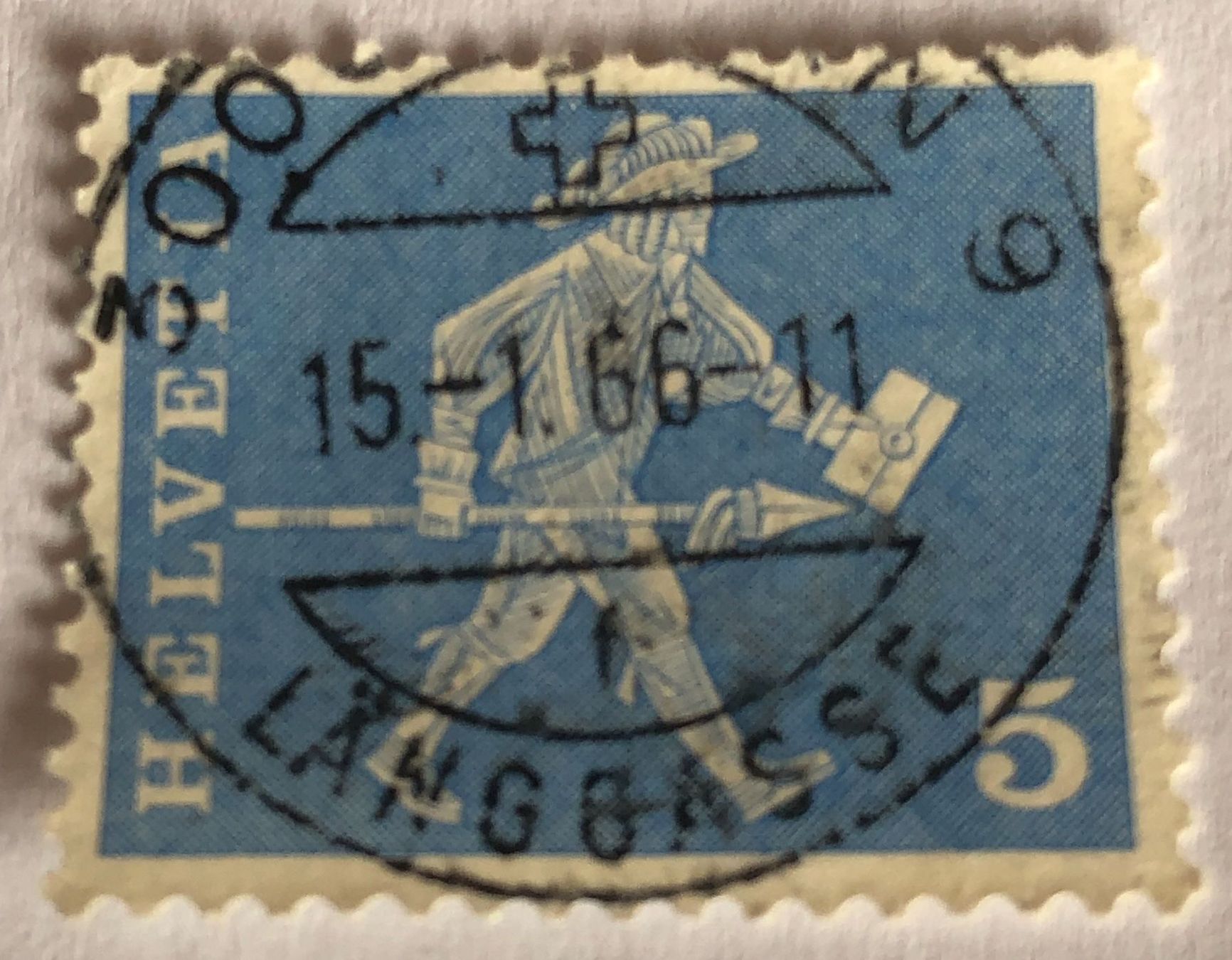 Alle Briefmarken: Nr.355 mit Vollstempel Bern – Gebraucht aus Aarau von Billa007