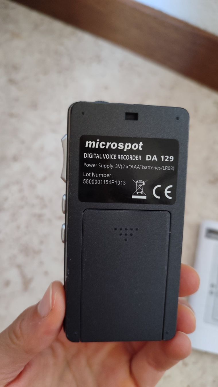 Registratori: Digital Voice Recorder Microspot DA 129 – Nuovo (secondo la descrizione) da Brüttisellen venduto da nic_xm7s 1