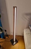 Holzlampe Stehleuchte Holz schwarz LED dimmbar NEU verpackt