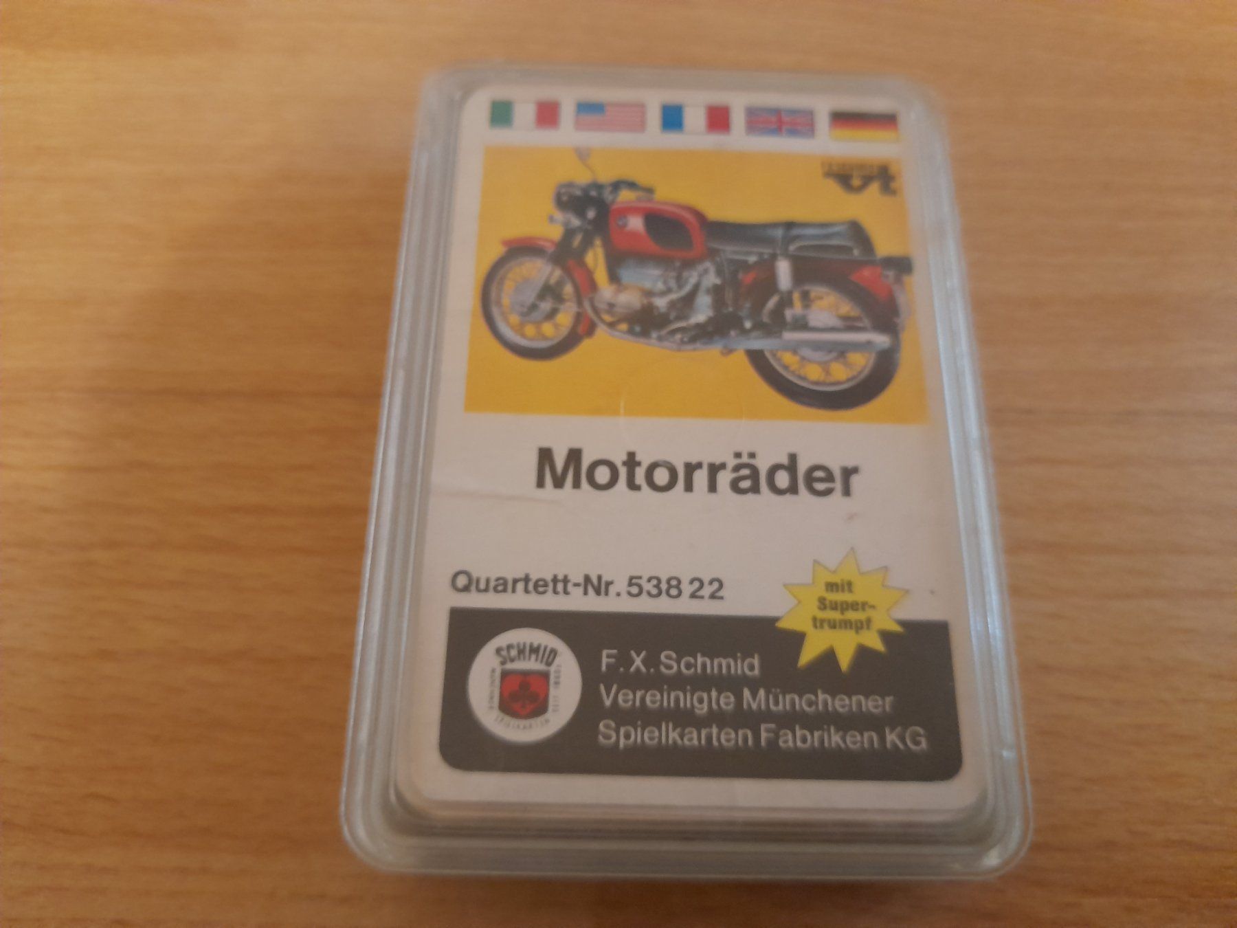 Giochi: Oldtimer Motorräder Quartett F.X. Schmid – Usato da Lustmühle venduto da chevi03
