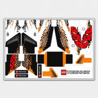 Lego Technik 9398 Sticker Set