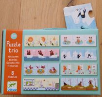 Puzzle Trio Geschichte 8 Puzzles Djeco 3+
