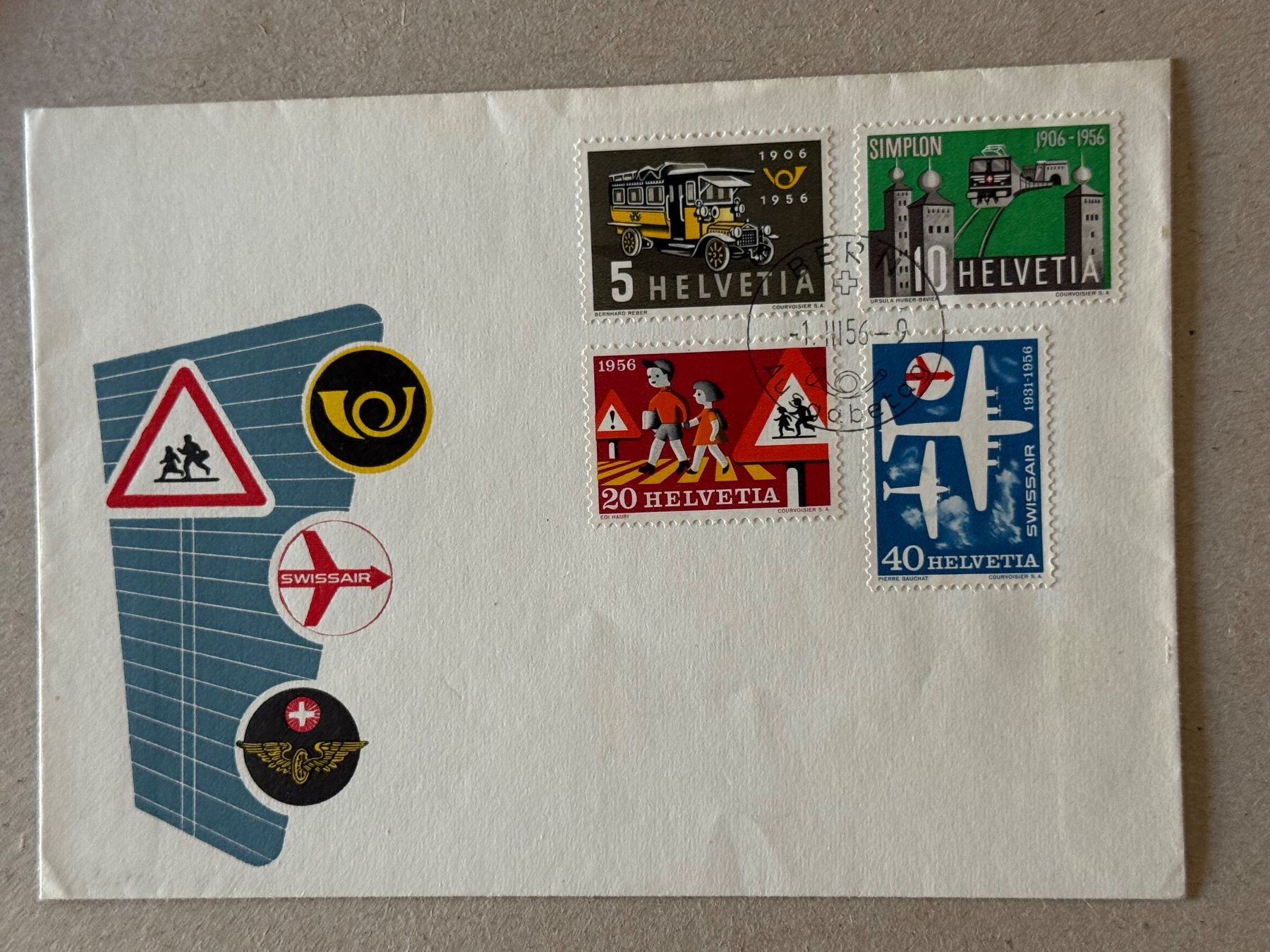 Tutti i francobolli: 324-327, FDC, deutsch – Usato da Aarau venduto da hilde47