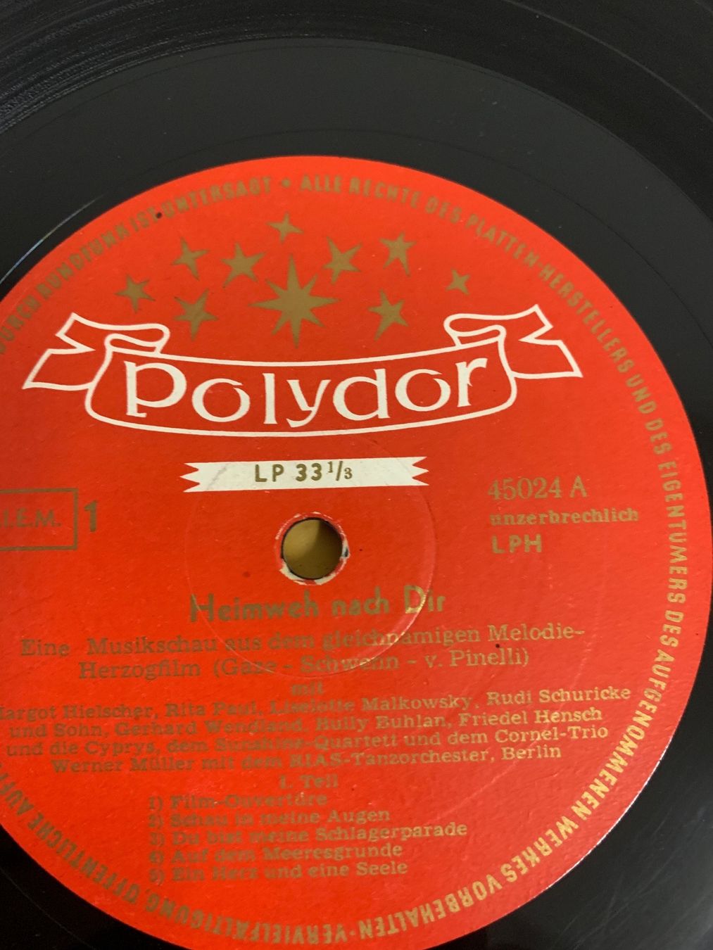 Schallplatten: sehr alte LP Heimweh Nach Dir – Gebraucht aus Erlenbach ZH von Ritschly 1