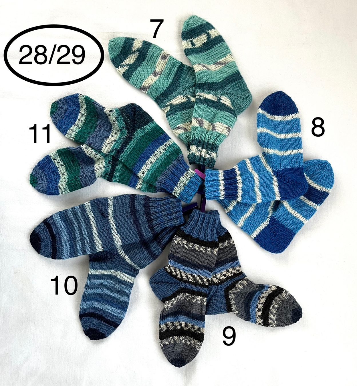 Socken für Kinder: handgestrickte Wollsocken, 28/29 – Neu (gemäss Beschreibung) aus Engelburg von rautibus