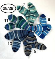 handgestrickte Wollsocken, 28/29