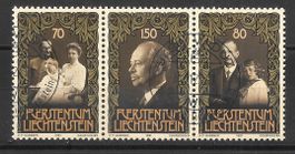 Liechtenstein Serie 708 - 710 Vollstempel Vaduz 31.12.2001