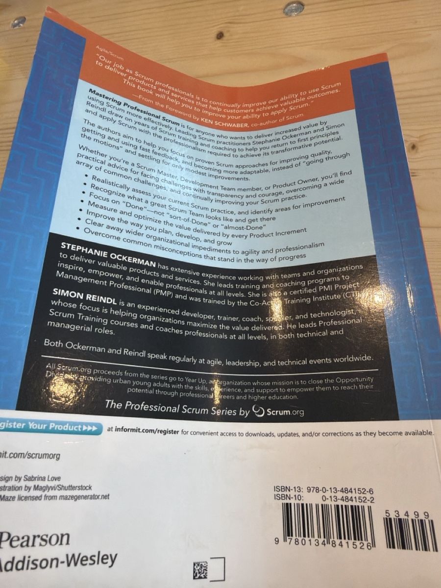 Bücher: Buch Mastering Professional Scrum Zustand gut – Gebraucht aus Tafers von Tschanz-Solutions 1