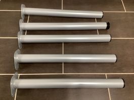 Tischbeine 5 Stück ELEMENT SYSTEM Möbelfuss 70 cm