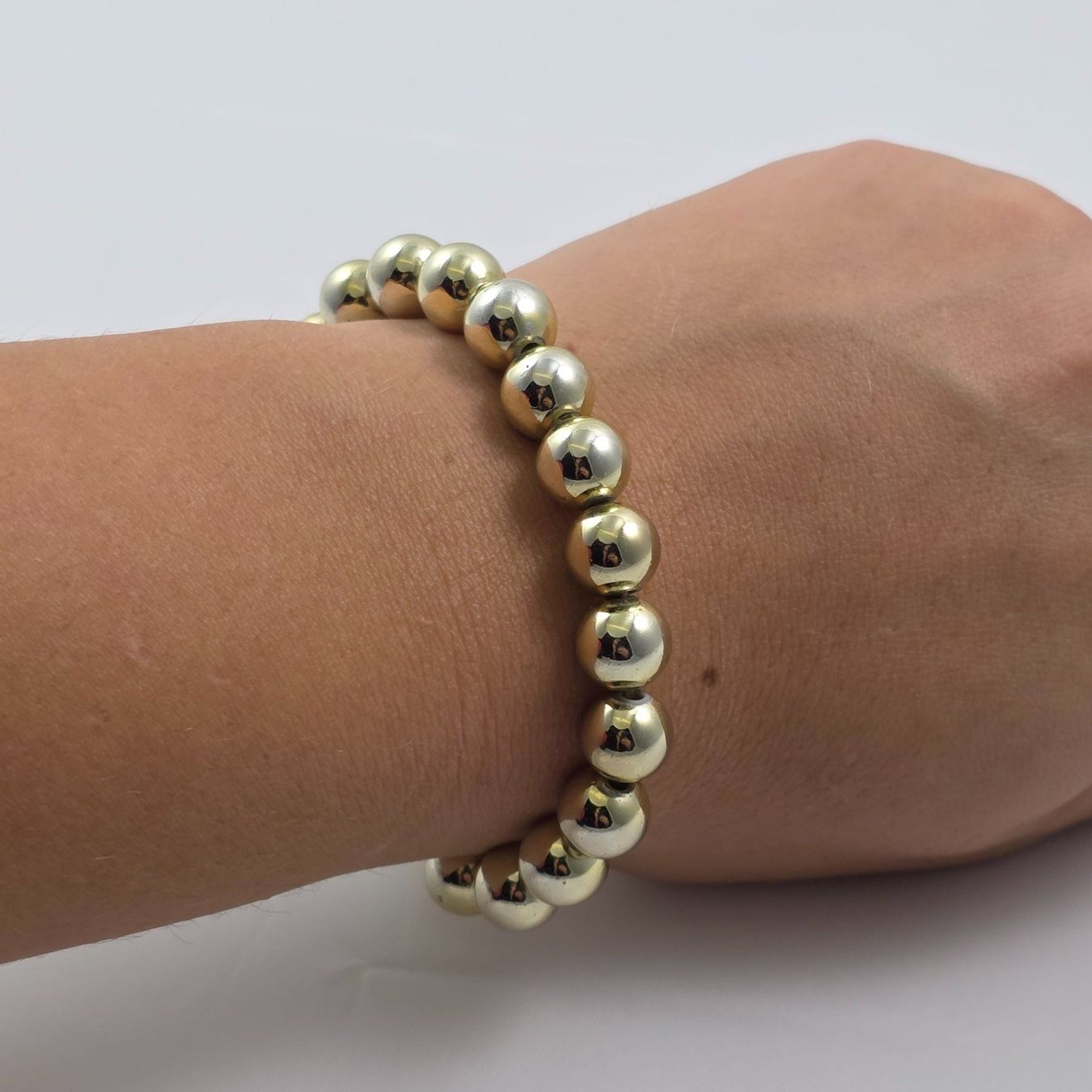 Bracciali & Braccialetti: Modeschmuck: Goldfarbenes Armband mit Kugeln 621 – Usato da Wald ZH venduto da Martin79 3