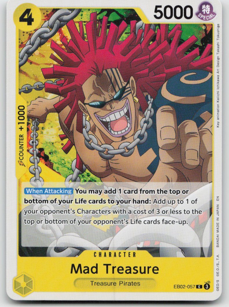 Bandai Carte collezionabili: One Piece Mad Treasure EB02-057 C – Usato da Lugano venduto da VlaseCard