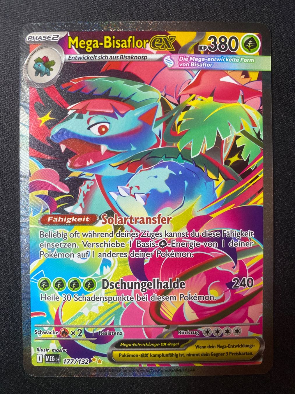 Pokémon Carte collezionabili: Mega Bisaflor ex 177 - Mega Venusaur - Mega Evolution - DE – Nuovo (secondo la descrizione) da Hausen AG venduto da Shrade