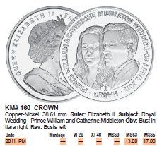Tutti le monete: FALKLAND INSEL 1 CROWN 2011 UNZ. – Nuovo (secondo la descrizione) da winterthur venduto da CoinPassion 2