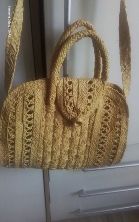 Sac à main de Madagascar en Raphia - Handtasche aus Raphia
