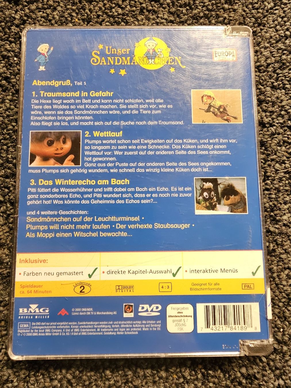 Tutti i DVDs: Unser Sandmännchen (19478) – Usato da Ruswil venduto da jan_bxl5 1