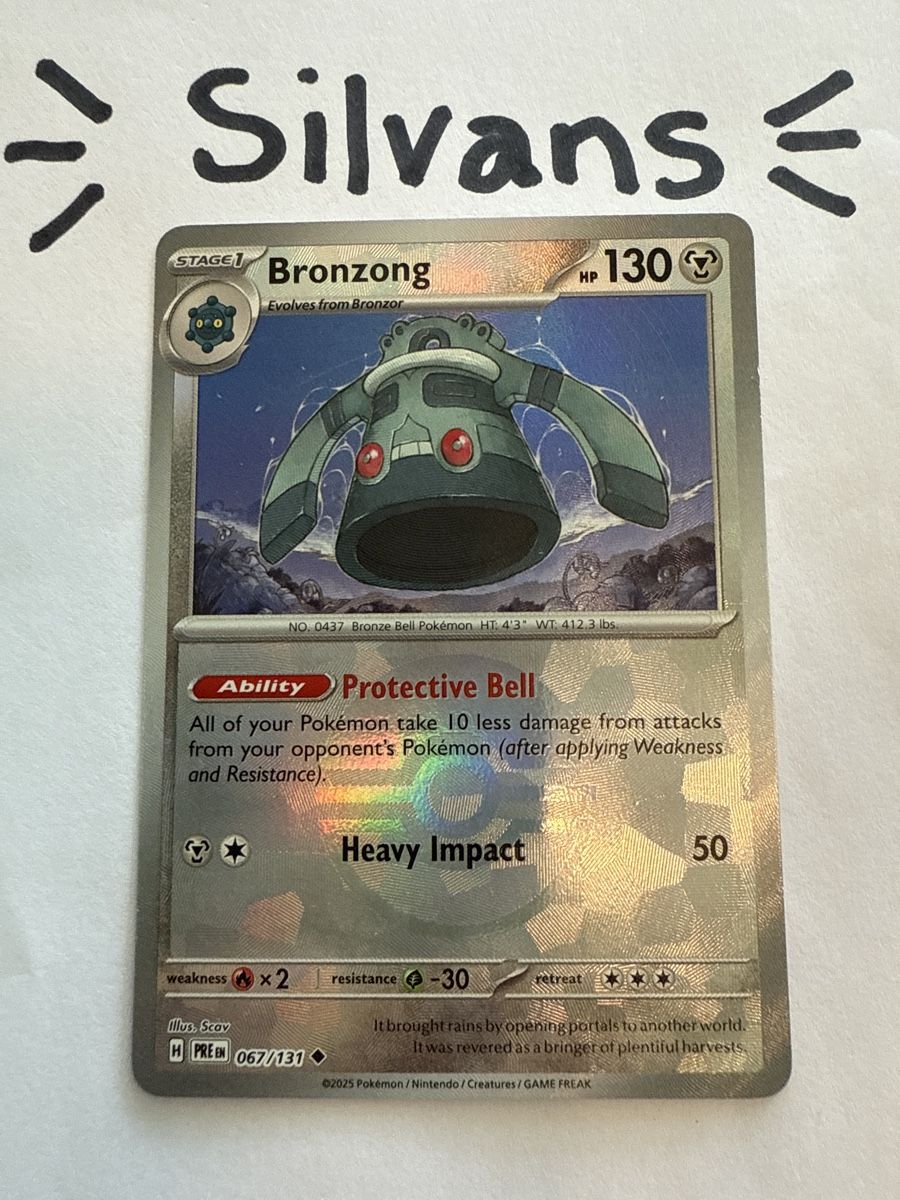 Pokémon Carte collezionabili: Bronzong Pokeball 067/131 Prismatic Evolutions Englisch – Nuovo (secondo la descrizione) da Wil SG venduto da Silvans