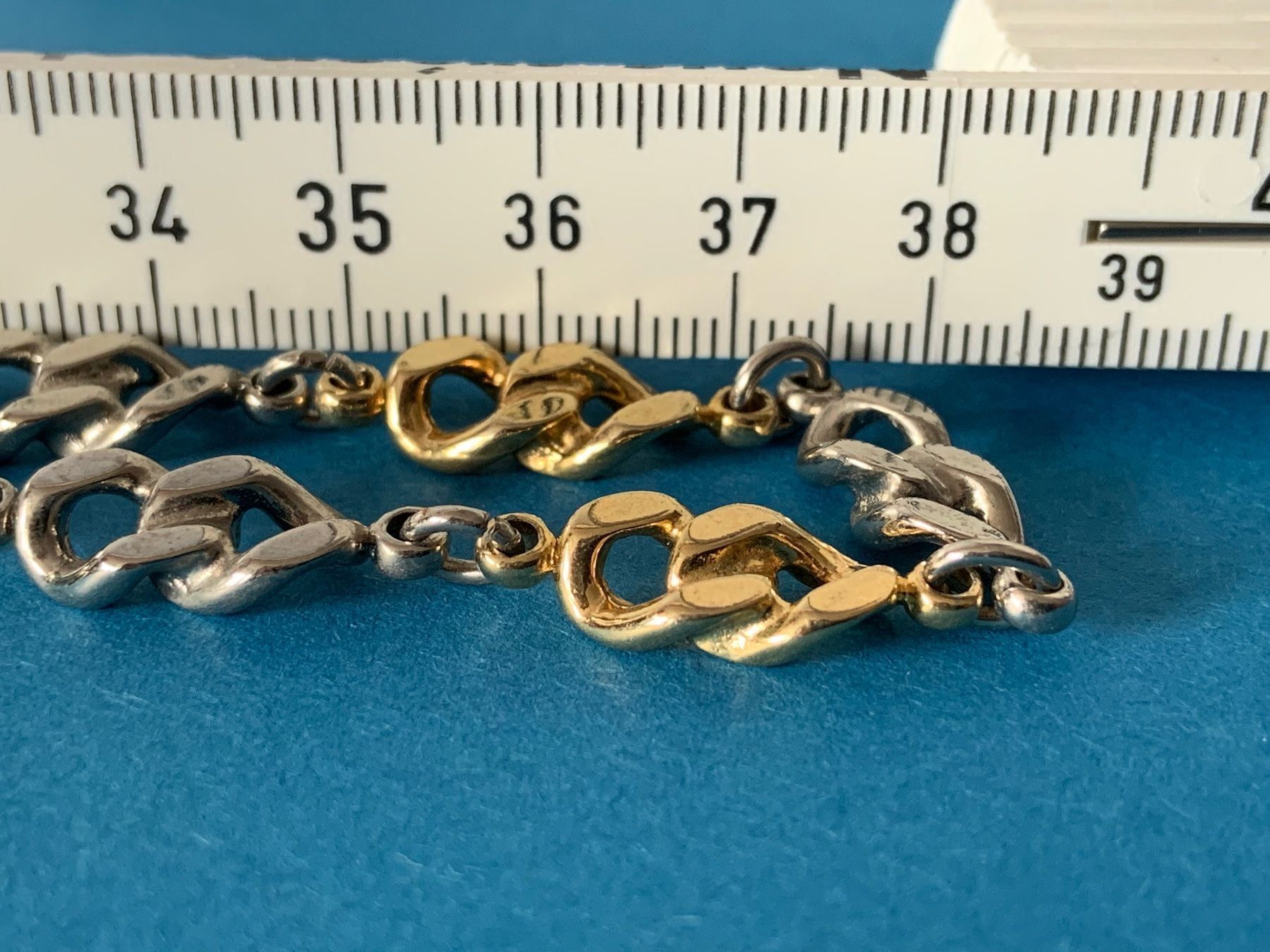 Catenine: Panzerkette goldig/metall 75 cm lang – Usato da Laufen venduto da belleskulptur 4