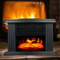 + Elektrokamin Elektrischer Kamin LED Heizgerät Klein
