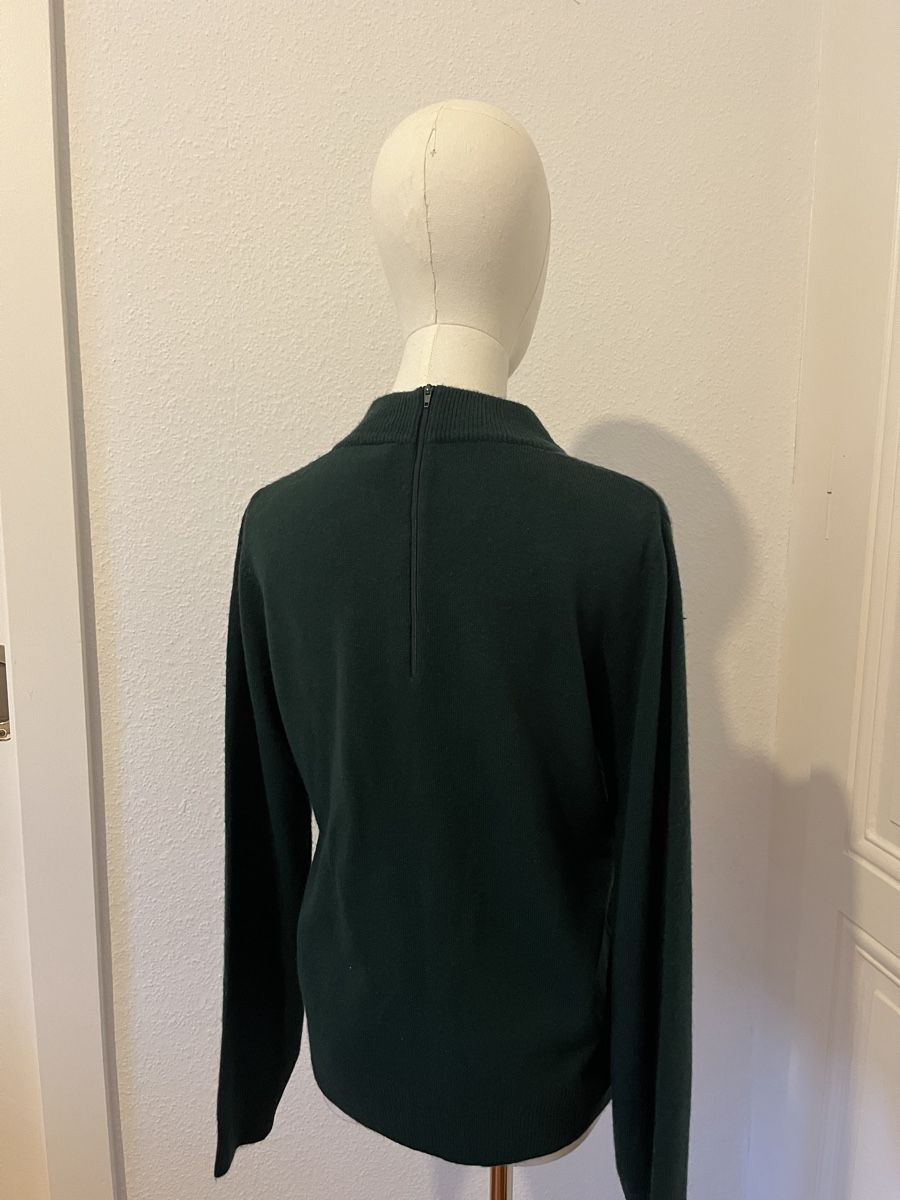 Maglioni & Felpe: Napa Studio Mock Neck Sweater - Forest Green - Size S – Usato da Mies venduto da nic_yk5d 5