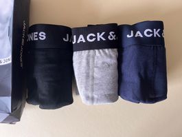 Trunks, JACK & JONES, Grösse XXL  (Farben Schwarz/Grau/Blau)