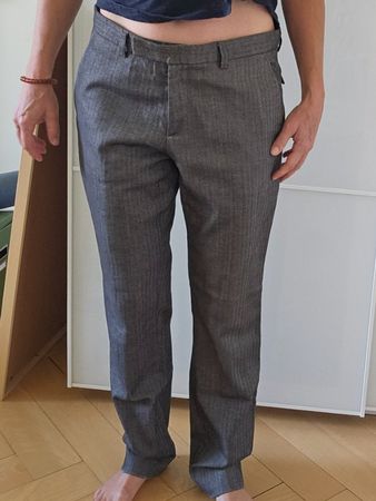 Fidelio Hose Zuerich fein gestreift