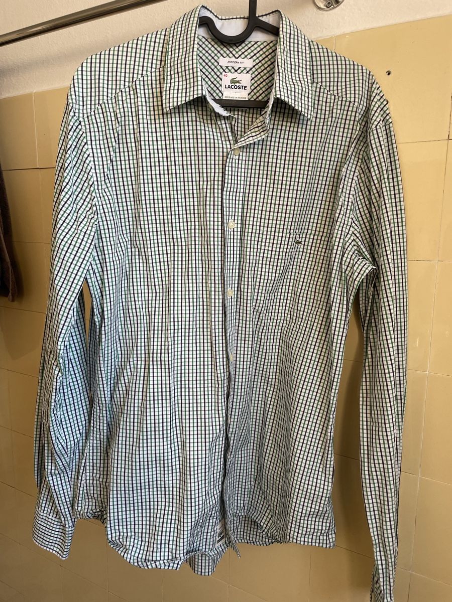 Lacoste Camicie: Lacoste Herren Hemd Gr. 40 – Usato da Bern venduto da pesche789