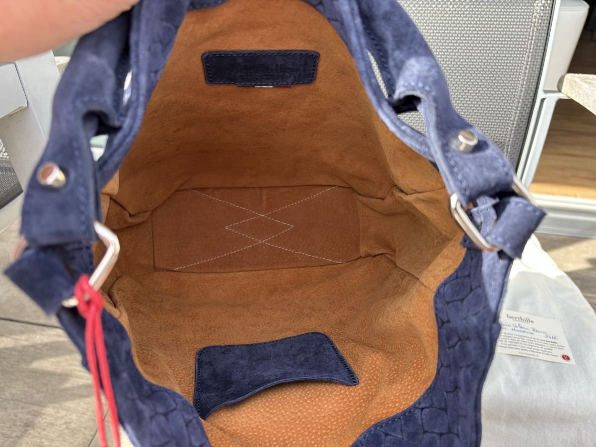 Borse da donna: BERTHILLE - Sac Hobo NEUF Navyblue – Nuovo e nell'imballaggio originale da Chardonne venduto da teenyweeny 7