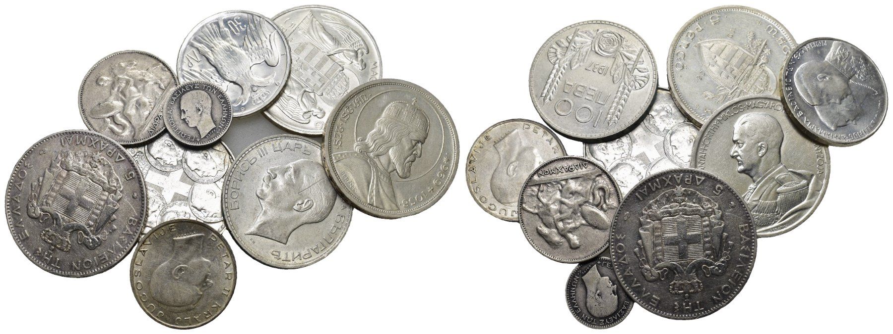 Alle Münzen: Grichenland Lot Silber – Gebraucht aus Bern von numismatictops
