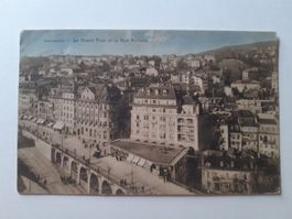 Lausanne, 1914, exposition Suisse Berne, postcard