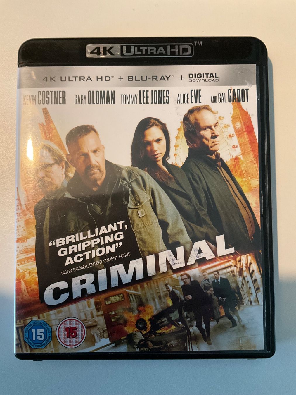 Tutti i DVDs: Criminal 4K UHD Blu-Ray + Blu-Ray – Nuovo (secondo la descrizione) da Bex venduto da jqu_fnk6