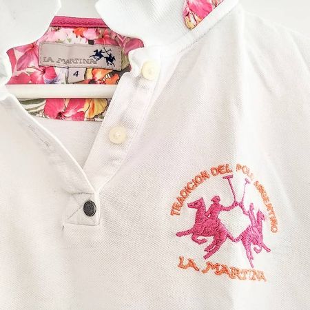 2x La Martina Damen Polo im Paket Gr. 4 (M)