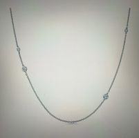 Tiffany & Co. Diamant Collier, Platin, Elsa Peretti ✨