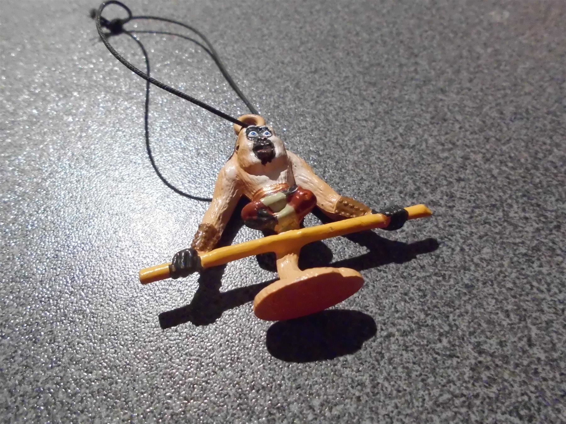 Statuette: Chips-Figur Affe im Schneidersitz, braun – Usato da Zürich venduto da abraxas1291
