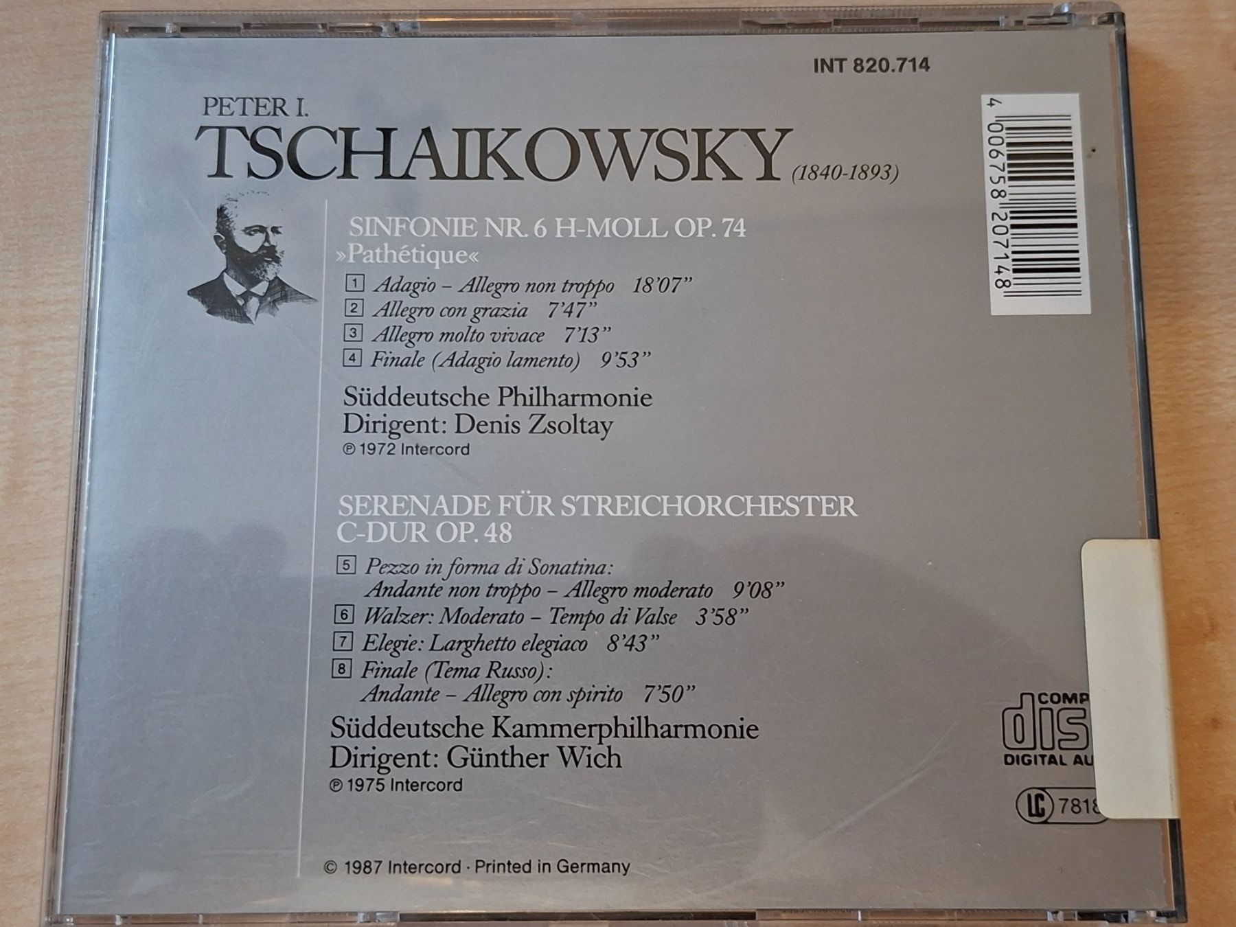 CDs: CD Peter Tschaikowsky. Sinfonie Nr.6 – Gebraucht aus Glashütten von Christheswiss 1