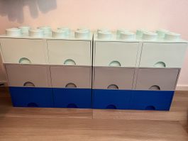 Grosse LEGO-Sammlung – farblich sortiert