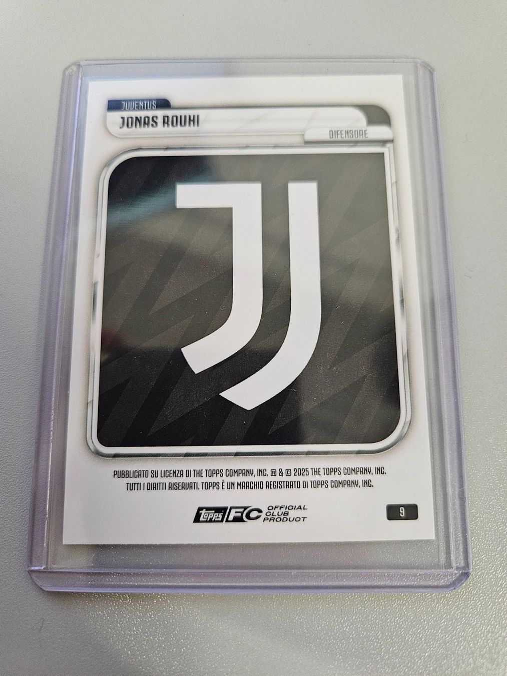 Topps Carte collezionabili: 2025/26 Juventus Team Set/50 Jonas Rouhi – Usato da Arth venduto da Web_air1 1