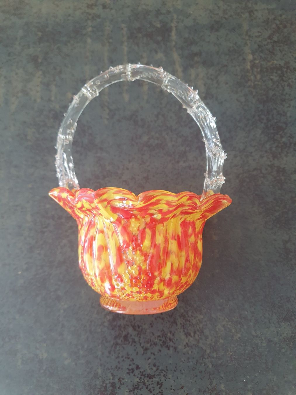 Murano Bicchieri: Murano - Glaskorb mit Griff – Usato da Reinach venduto da 3Guggerli 5