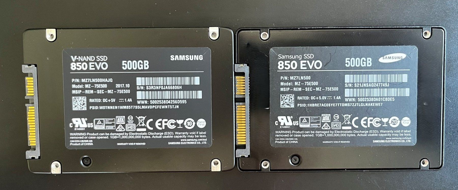 Samsung Disques durs: SSD Samsung 500GB 2 Stk. – D'occasion à Willisau par aronet