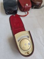 Weimarlux Belichtungsmesser in Echtlederhülle